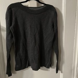 Lacoste Charcoal Gray Boatneck Sweater in size 40 Medium
